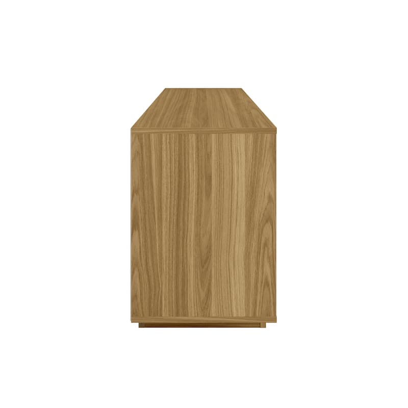 Modern TV Stand for TVs Up to 70", Oak