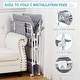 preview thumbnail 4 of 5, Portable Baby Changing Table with Wheels, Adjustable Height