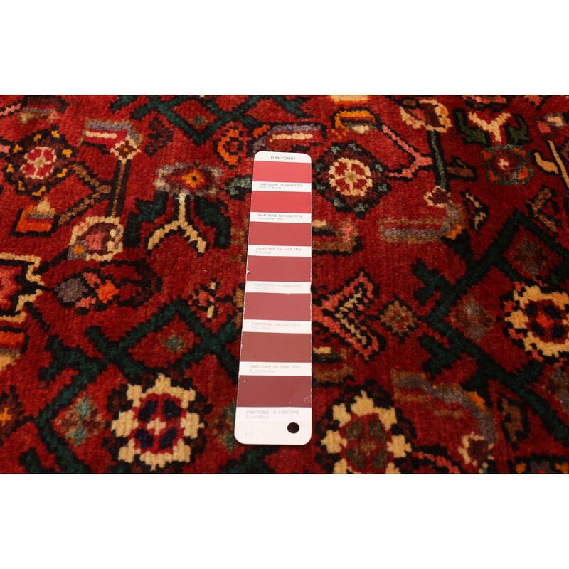 ECARPETGALLERY Hand-knotted Andelz Red Wool Rug - 4'2 x 7'1