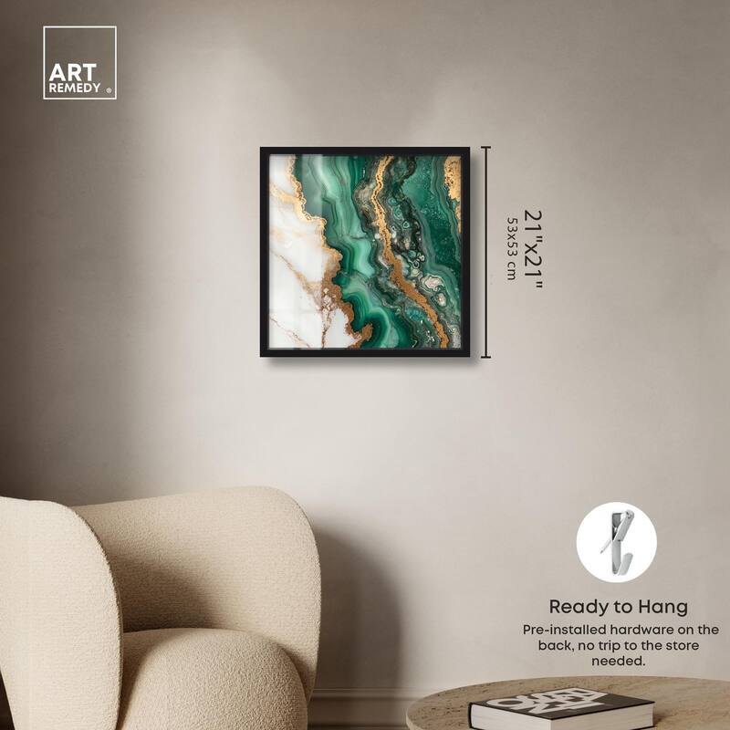 Malachite Majesty Shadowbox by Art Remedy