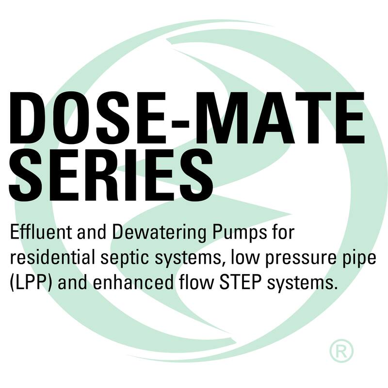 Zoeller Dose-Mate 1/2 HP Effluent Pump with 20' Cord