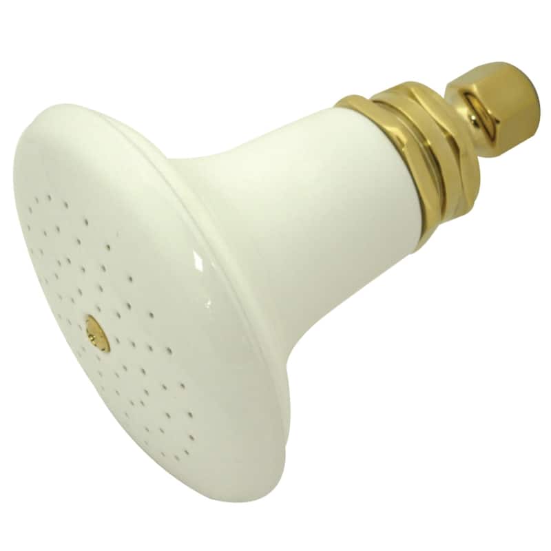 Kingston Brass Victorian 4-13/16 Inch Brass Shower Head - Polished Brass