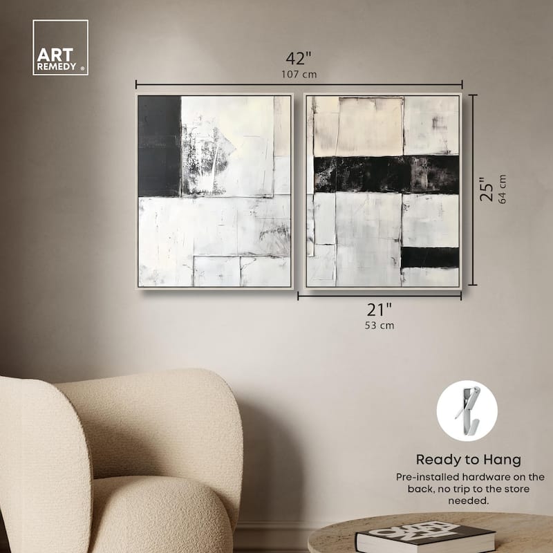 Midnight Canvas Set of 2 by Art Remedy