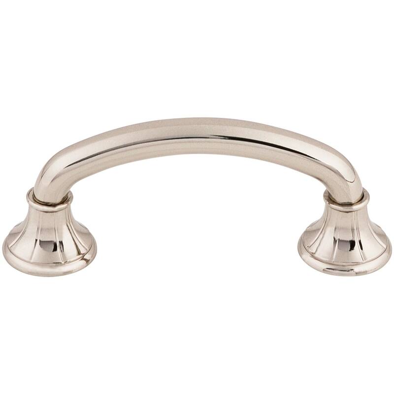 Top Knobs Lund 3 Inch Center to Center Handle Cabinet Pull from the - Polished Nickel