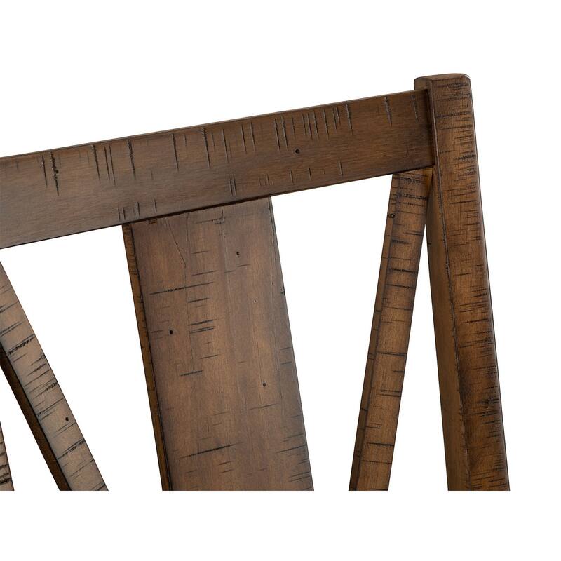 Magnussen Home Bay Creek Toasted Nutmeg Upholstered Counter Chair Two Pack - 18.25''W x 20.75''D x 40''H