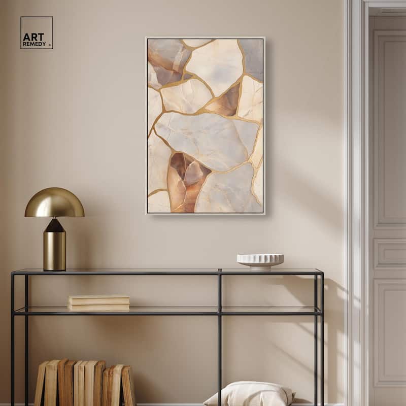 Textured Earthy Tones II Canvas by Art Remedy