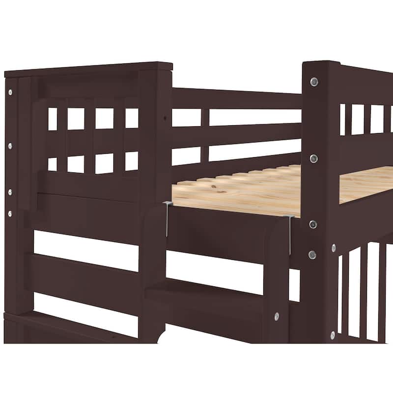 Taylor & Olive Trillium Twin over Full Bunk Bed Ladder, Twin Trundle