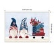 preview thumbnail 8 of 9, American Gnome I by Yvette St. Amant Framed Canvas Wall Art Print 33 x 23 in