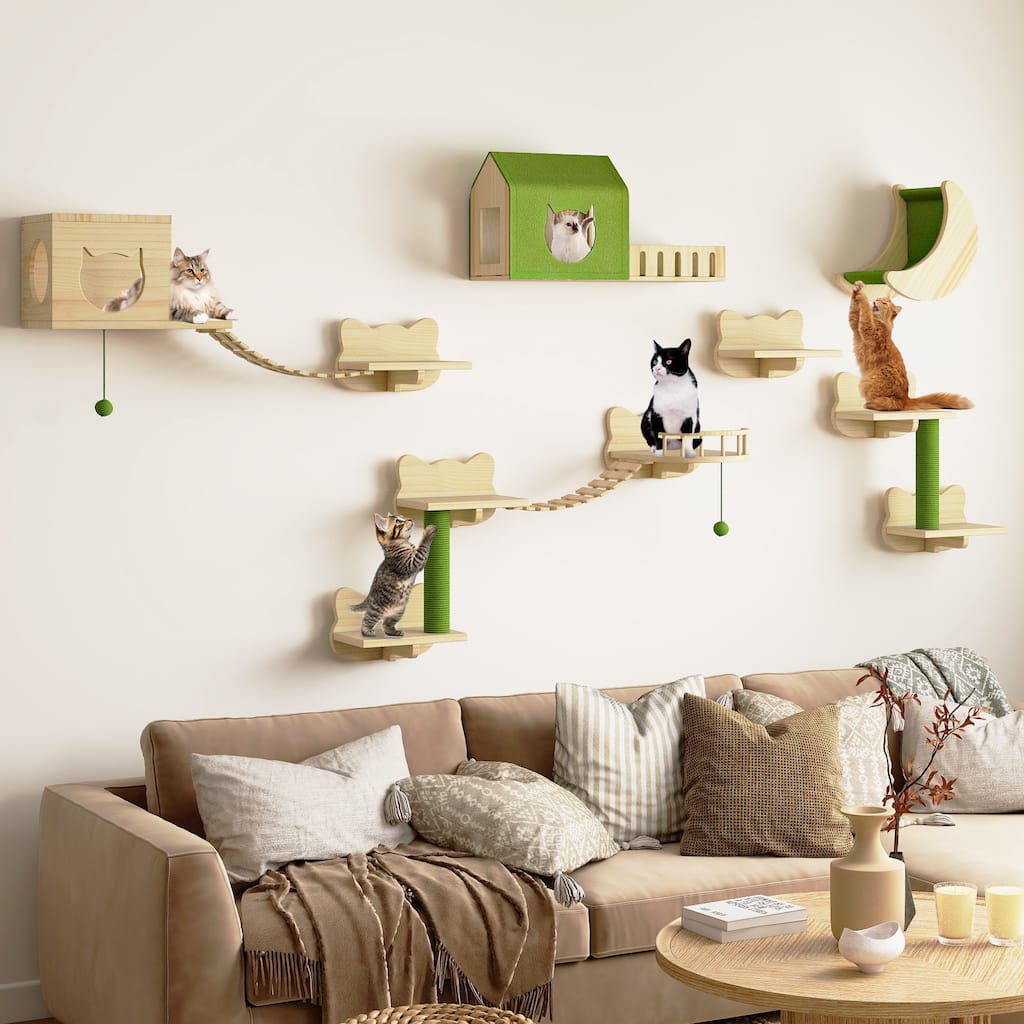 Cat Wall Shelves and Perches