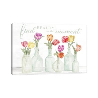 iCanvas "Find Beauty In The Moment" by Cindy Jacobs Canvas Print - Bed ...