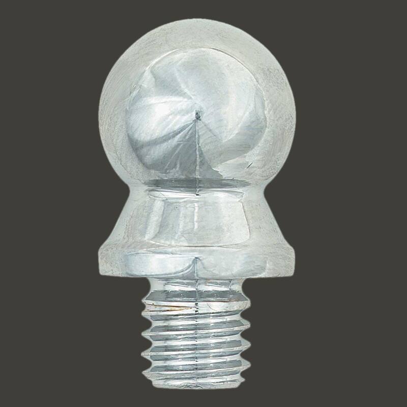 Bright Chrome Plated Large Cabinet Door Hinge Finial Pair 5/8 in Finial with Ball Tip Renovators Supply