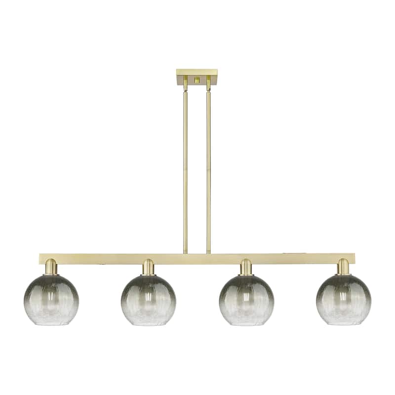 Innovations Lighting Urban Downtown - Brookhaven Globe - 4 Light 48" Stem Hung Island Light
