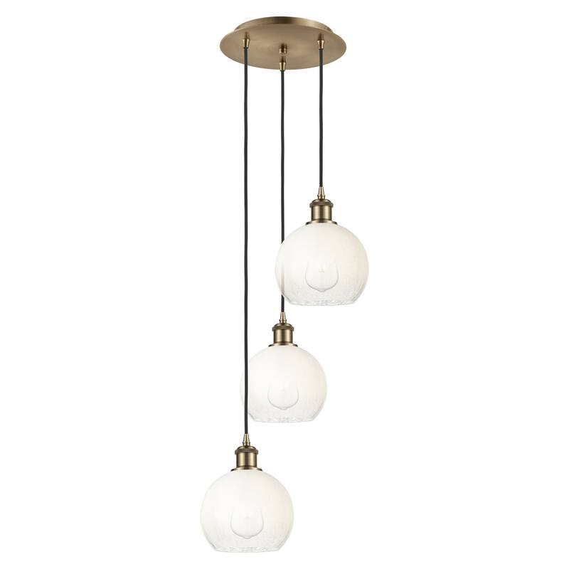 Innovations Lighting Endless Possibilities Ballston - Brookhaven Globe - 3 Light 14" Cord Hung Multi Pendant