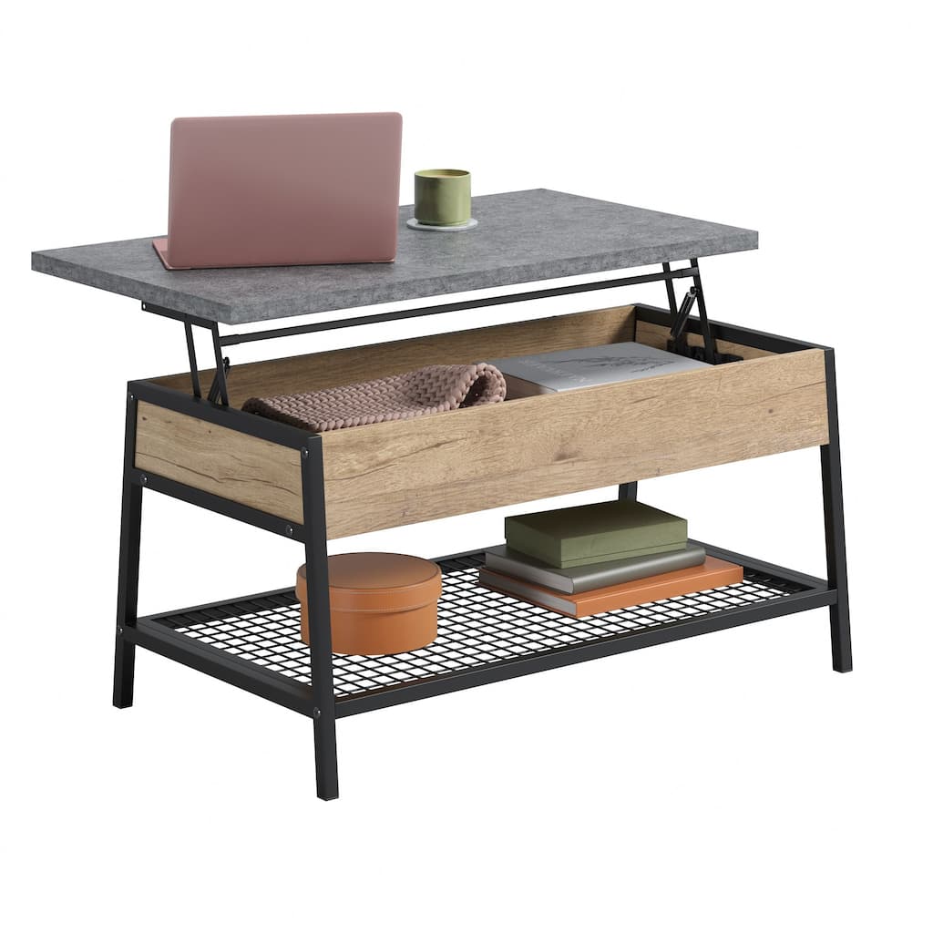 Market Commons Lift Top Coffee Table 3a