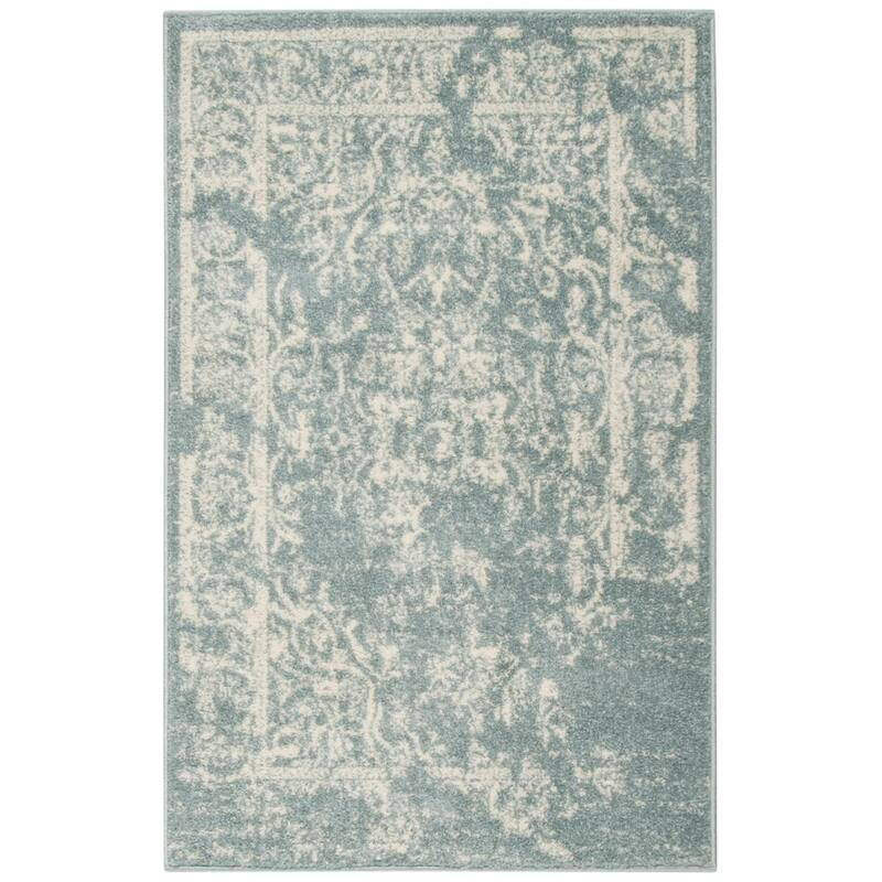 SAFAVIEH Adirondack Sierra Vintage Oriental Distressed Rug - 2'6" x 4' - Slate/Ivory
