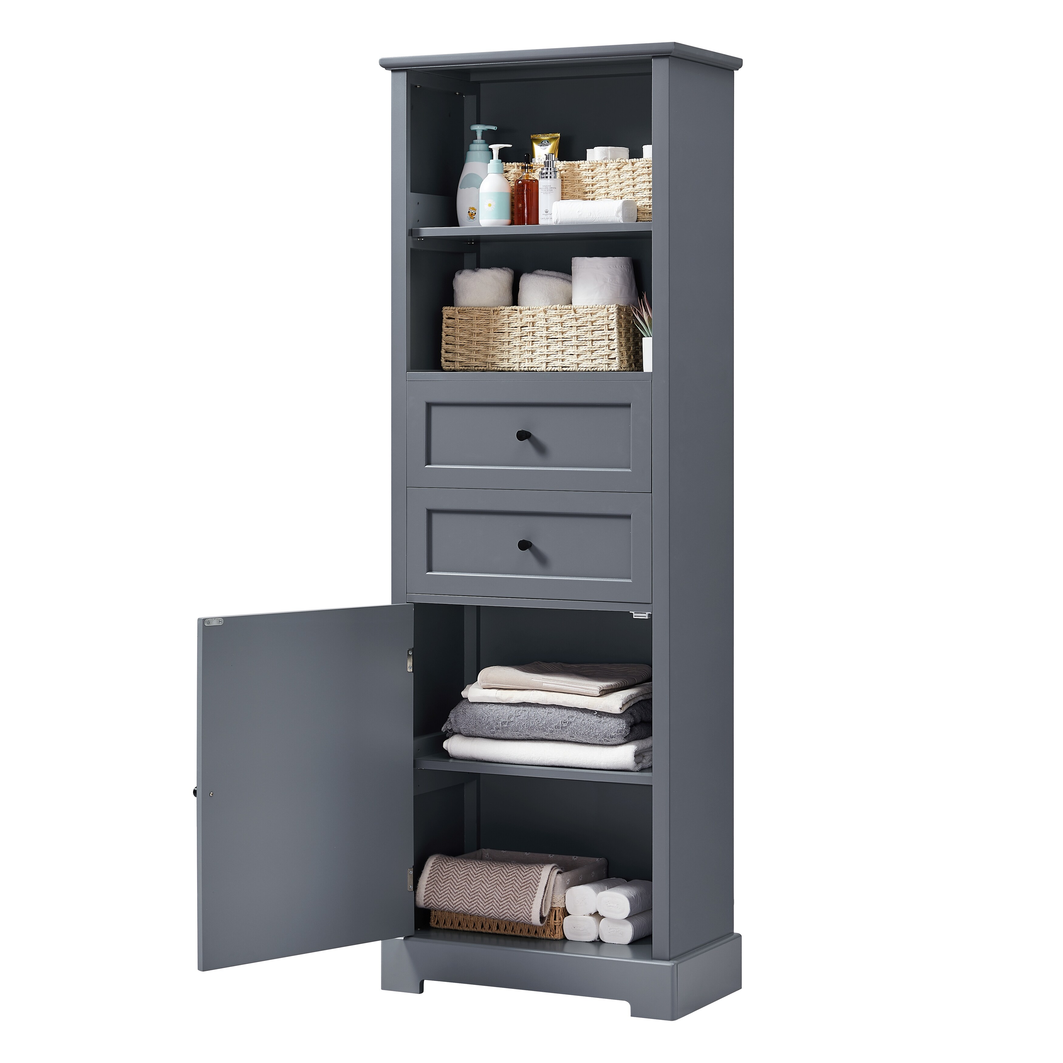 https://ak1.ostkcdn.com/images/products/is/images/direct/584dd6a113c276c1eebd99898179f165887c8292/Tall-Bathroom-Storage-Cabinet%2C-Narrow-Freestanding-Bathroom-Cabinet-with-Two-Drawers%2C-Open-Storage-and-Adjustable-Shelf.jpg