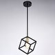 preview thumbnail 11 of 11, Deering LED Compatible Matte Black and Gold Satin Brass Contemporary Mini Pendant Ceiling Light