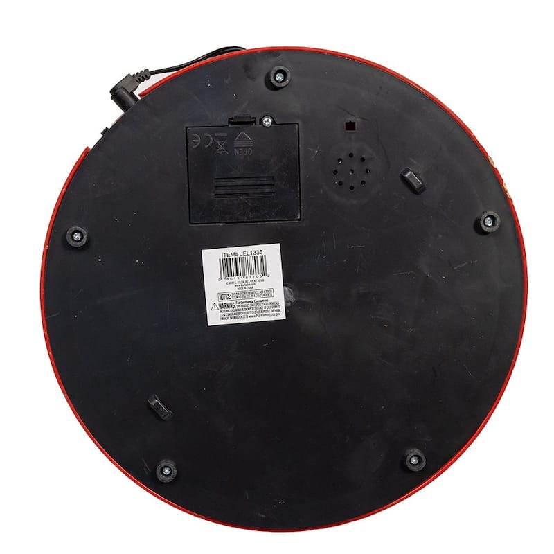 Kurt Adler LED Lighted Musical Santa Balloon Drop Table Piece