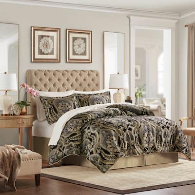4 PCS Cal King Comforter Set