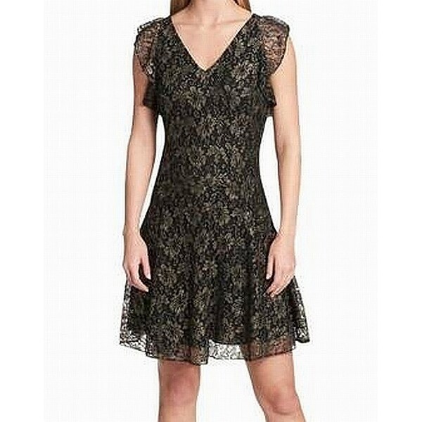 tommy hilfiger lace sleeve dress