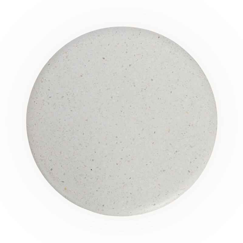 Classic Home Nysa Outdoor Concrete End Table - 20W x 20D x 20.08H