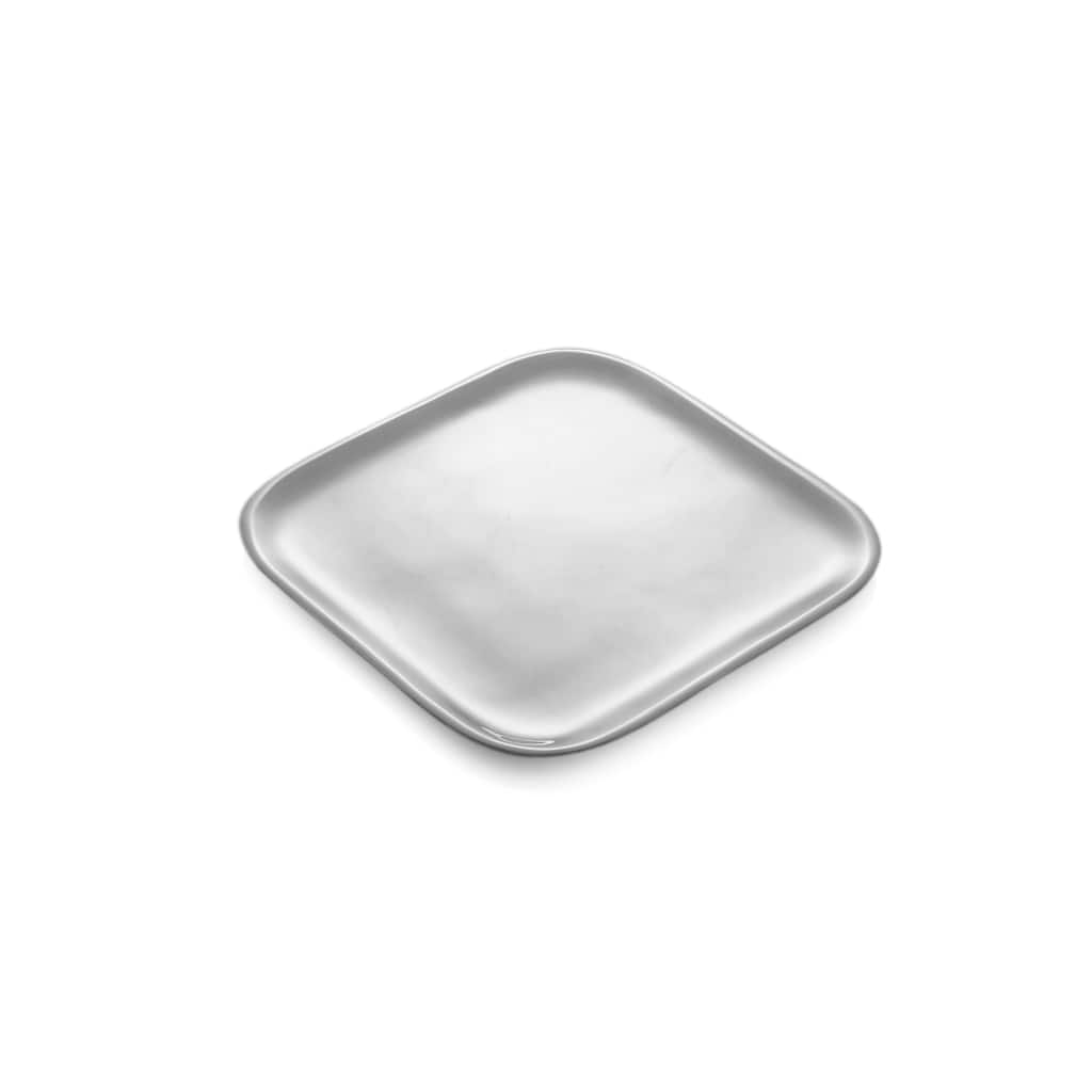 Nambe Square Metal Alloy Serving Platter - 9 Inch