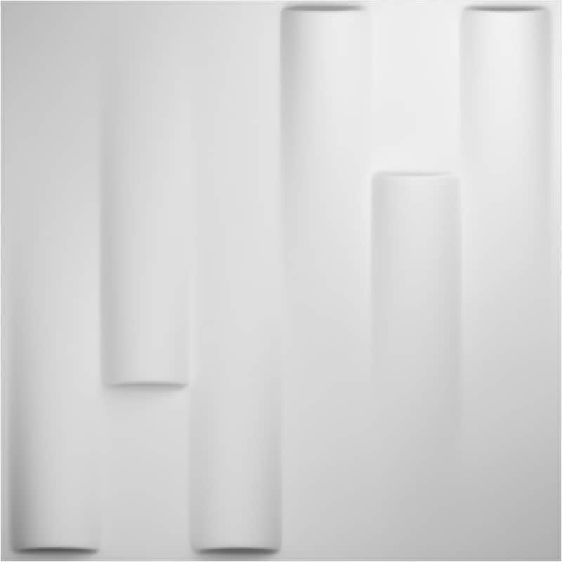 19 5/8"W x 19 5/8"H Hamilton EnduraWall Decorative 3D Wall Panel - 20-Pack (53.49 Sq. Ft.)