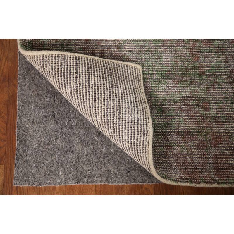 All-Over Abstract Modern Area Rug Hand-Knotted Wool Carpet - 8'2"x 9'10"