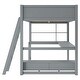 preview thumbnail 11 of 33, Full Pine Loft Bed with Desk & Smart Charging