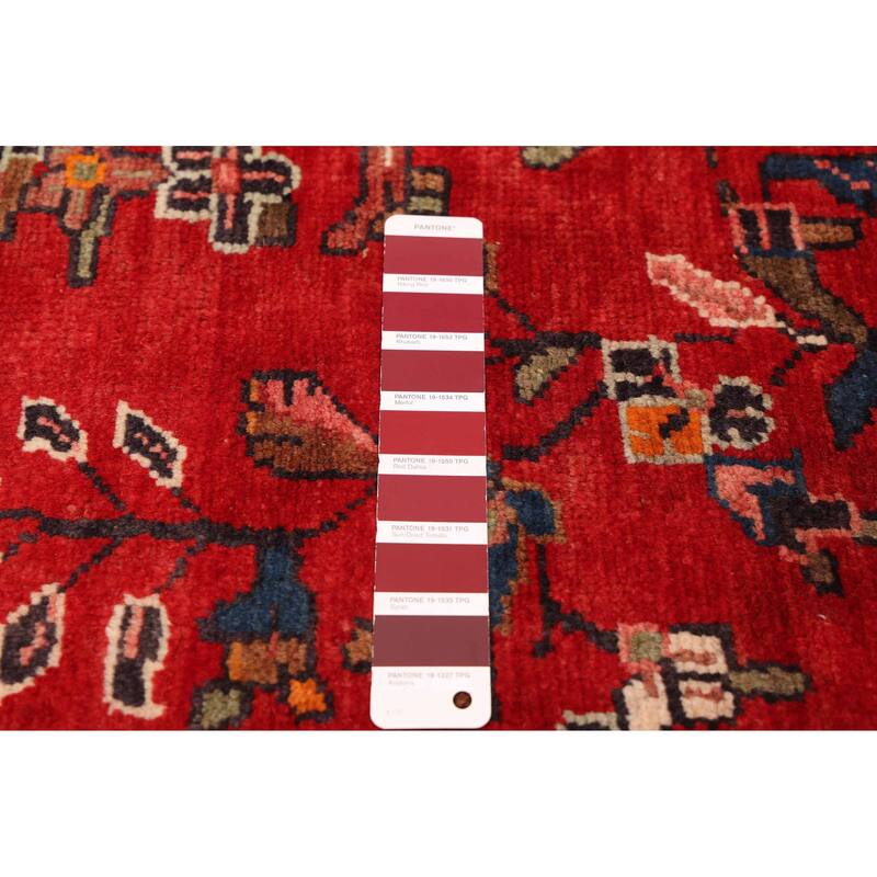 ECARPETGALLERY Hand-knotted Anadol Red Wool Rug - 3'10 x 10'7