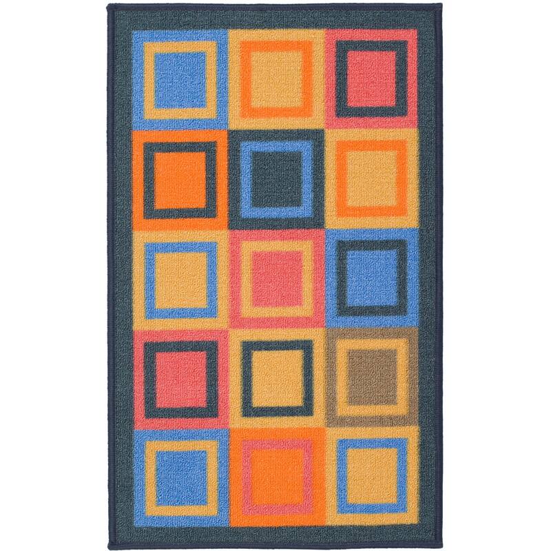 SAFAVIEH Metropolis Penka Blocks Rug - 1'8" x 2'8" - Blue/Multi - Rectangle