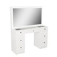 preview thumbnail 12 of 27, Boahaus Venus Modern Vanity, Glass Top, 07 Drawers - N/A