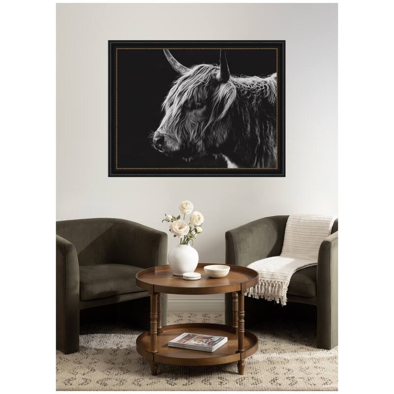 Kate and Laurel Scottish Highland by Crystal Lynn Collins Framed Wall Art Print