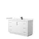 Option White, Black Trim, White Quartz Top