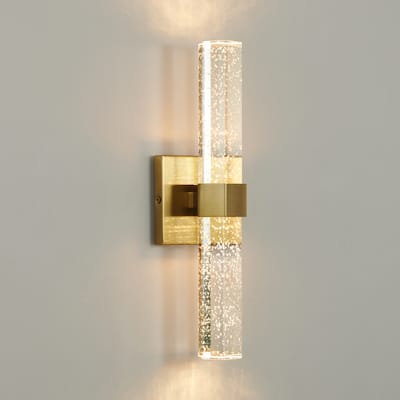 Modern Wall Sconce Bathroom Vanity Lighting Fixtures Crystal Sconces Wall Lighting 3000K LED Wall Mount Light