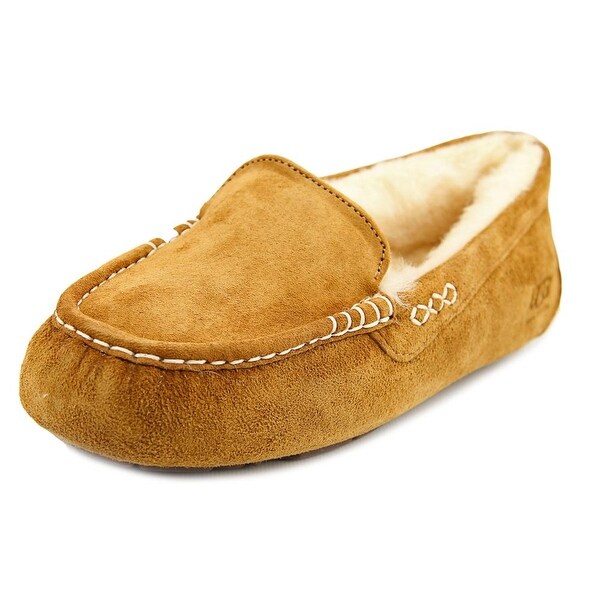 Ugg Australia Ansley Women Moc Toe Suede Tan Slipper
