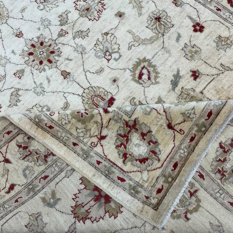 HERAT ORIENTAL Handmade Oushak Wool Rug - 6' x 8'9"
