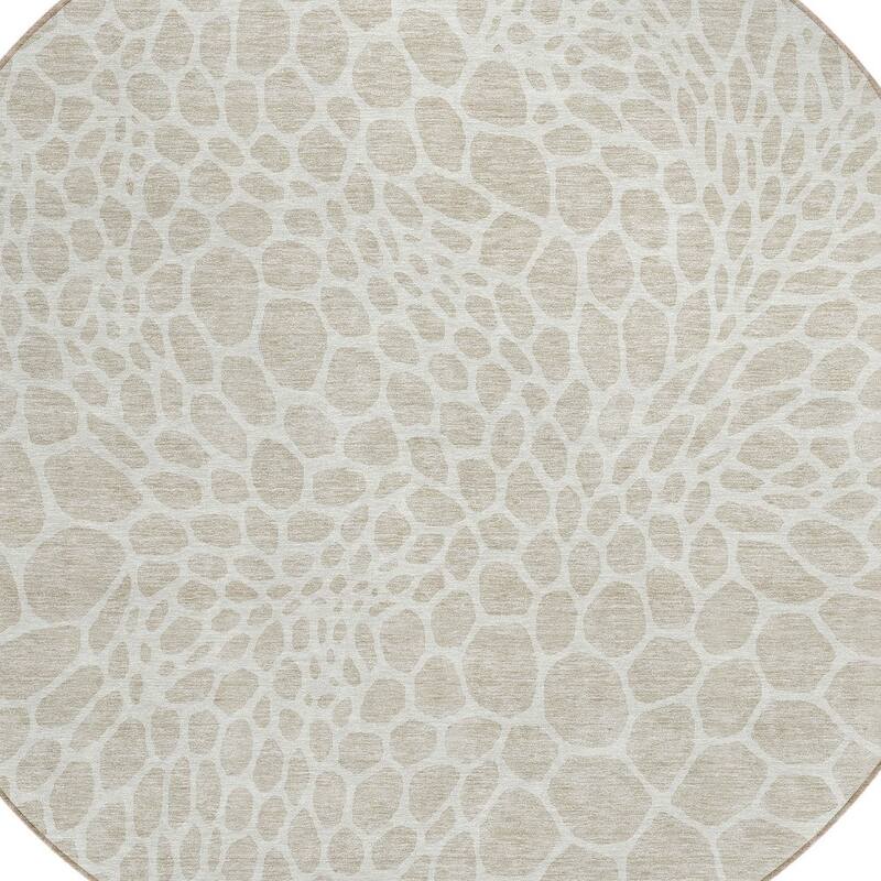 HomeRoots Geometric Transitional Rectangle Outdoor Rug