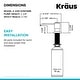 preview thumbnail 66 of 65, Kraus Kitchen Soap Dispenser