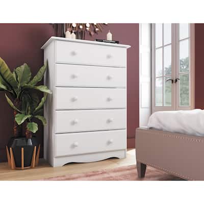 Copper Grove Caddo Solid Wood 5-drawer Chest