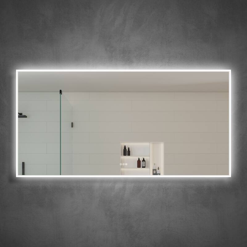 Modern Wall Mounted LED Bathroom mirror
