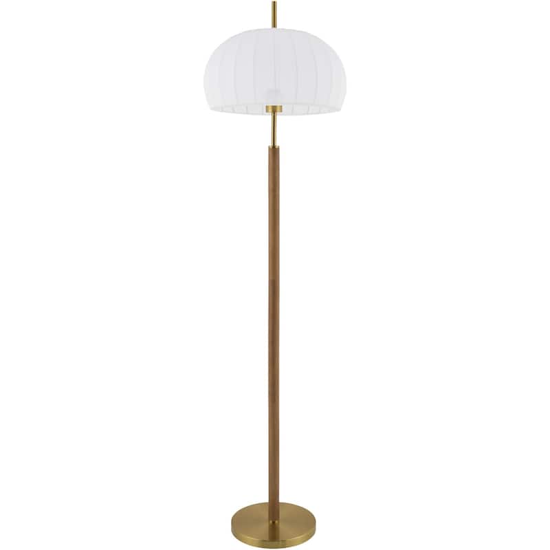 Livabliss Ceduna Rustic Accent Floor Lamp - 61"H x 15"W x 15"D