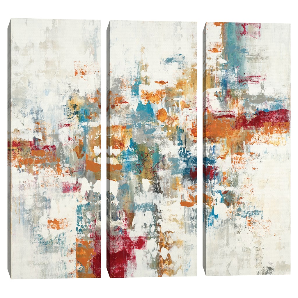 Conclusion Found I Part A, B, C by Lisa Ridgers Canvas Art Prints