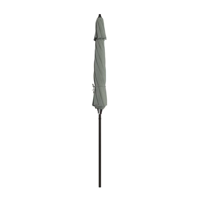 North Bend 9-foot Round Auto-tilt, Bronze Finish, Sunbrella Patio Umbrella by Havenside Home