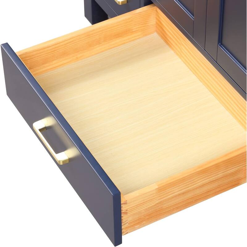 Blossom Geneva 48" Solid Wood Bathroom Vanity with Marble Top