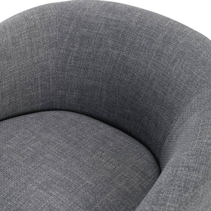 Wyatt 27.5" Textured Accent Chair - Light Brown Finish Solid Wood Legs