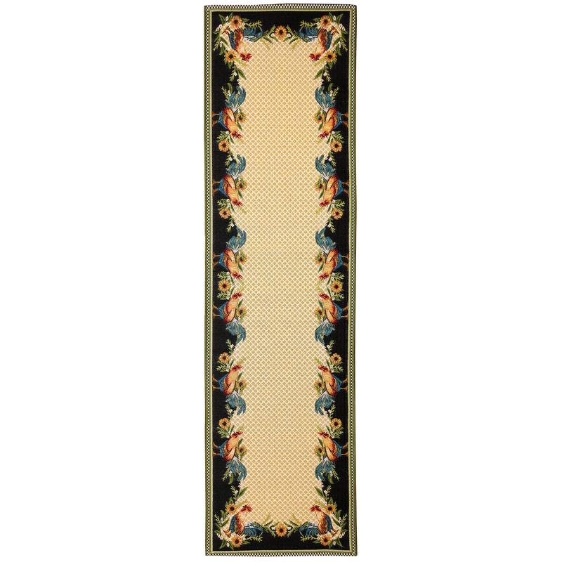 Liora Manne Marina Country Rooster Indoor/Outdoor Rug