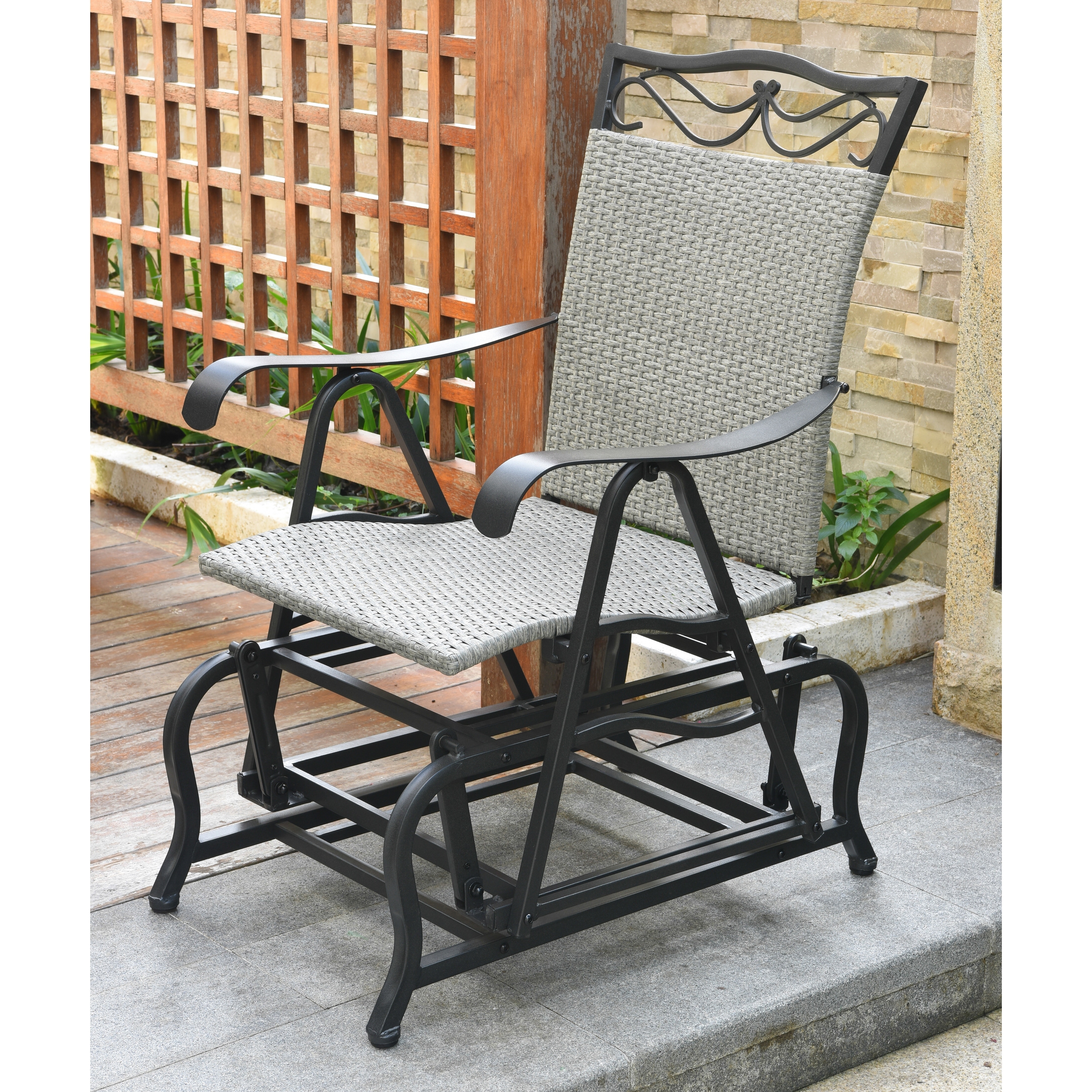 Valencia Resin Wicker Glider Chair On Sale Bed Bath Beyond 5206111