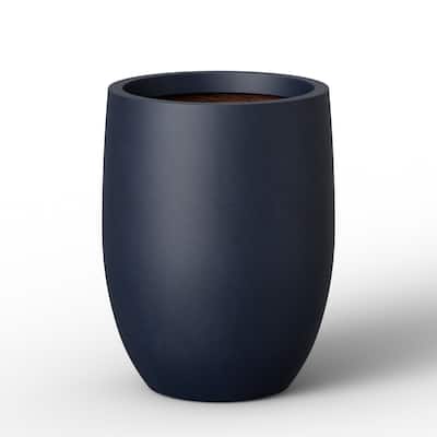 Concrete Round Planter Flower Pot with Drainage Holes