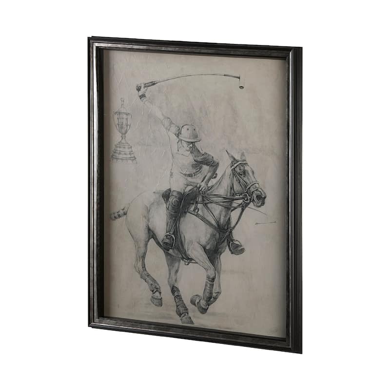Polo Player I Framed Art Print